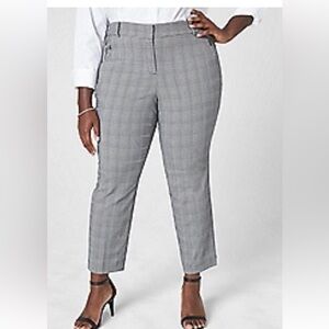 Lane Bryant size 24 Slim Ankle 4-Season Pant glen plaid